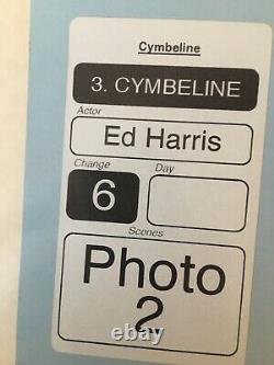 ED HARRIS 2014 CYMBELINE MOVIE SCREEN WORN SHIRT With COA