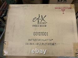 EFX Battlestar Galactica Viper Pilot Helmet Prop Replica Dual Signature Sealed