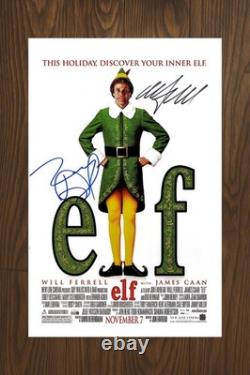 ELF Signed Movie Poster 11x17 with COA Authentic Memorabilia