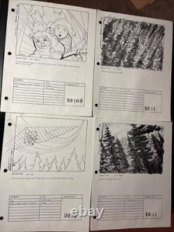 EWOKS THE BATTLE FOR ENDOR Star Wars Storyboards movie props George Lucas x1