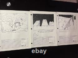 EWOKS THE BATTLE FOR ENDOR Star Wars Storyboards movie props George Lucas x1