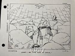 EWOKS THE BATTLE FOR ENDOR Star Wars Storyboards movie props George Lucas x1