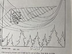 EWOKS THE BATTLE FOR ENDOR Star Wars Storyboards movie props George Lucas x1