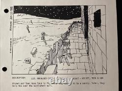 EWOKS THE BATTLE FOR ENDOR Star Wars Storyboards movie props George Lucas x1