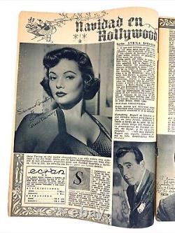Ecran Chilean Film Magazine 1950 Christmas Issue Janet Leigh Joan Caufield