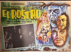 El Rostro Original Movie Poster Ingmar Bergman, Max von Sydow, Ingrid Thulin