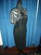 Elizabeth Taylor Owned Black & Silver Beaded 80's Dress from Sydney Guilaroff