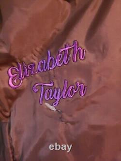 Elizabeth Taylor Owned Brown Fur Coat Monogrammed withname from Sydney Guilaroff