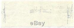 Elvis Presley Original Cancelled Personal Check to Lamar Fike 1969