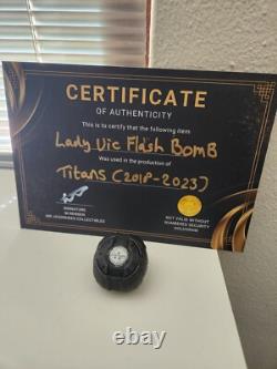 Extremely Rare! DC Universe Titans Original Screen Used Lady Vic Flash Bomb Prop