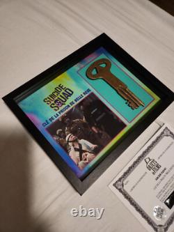 Extremely Rare! Suicide Squad Original Production Used Prison Key Movie Prop