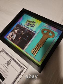 Extremely Rare! Suicide Squad Original Production Used Prison Key Movie Prop