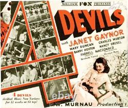 F W Murnau 4 DEVILS FOUR DEVILS Original herald from the 1928 film #133525