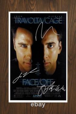 FACE OFF Signed Movie Poster 11x17 with COA Authentic Memorabilia