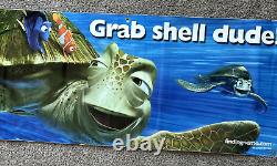 FINDING NEMO Original Theater Issued (12' X 2.5') Vinyl Banner 2003 RARE