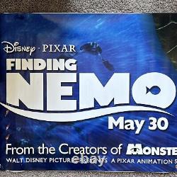 FINDING NEMO Original Theater Issued (12' X 2.5') Vinyl Banner 2003 RARE