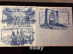 FLASH GORDON MOVIE props STORYBOARDS 1980 Sci-fi production art CREDITS! X1