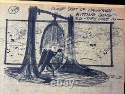 FLASH GORDON MOVIE props STORYBOARDS 1980 Sci-fi production art CREDITS! X1