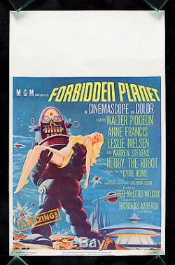 FORBIDDEN PLANET CineMasterpieces ORIGINAL SCI FI ROBOT MOVIE POSTER 1956