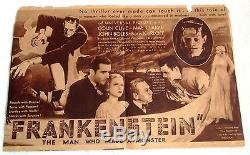 Frankenstein Original Movie Herald