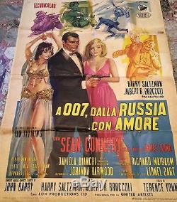 From Russia With Love Original James Bond Italian Movie Poster