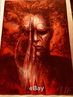 FUTURE-KILL H. R. GIGER SIGNED AND NUMBERED limited Ed RED LITHOGRAPH
