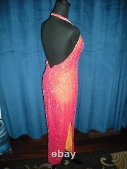 Farrah Fawcett Owned & Worn 70's Silk Beaded Gown Stylist Sydney Guilaroff