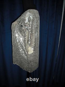 Farrah Fawcett Owned /Worn 80's Black and silver Sequin Stylist Sydney Guilaroff