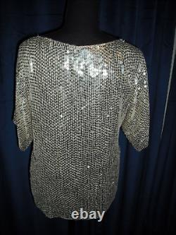 Farrah Fawcett Owned /Worn 80's Black and silver Sequin Stylist Sydney Guilaroff