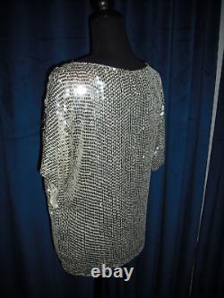 Farrah Fawcett Owned /Worn 80's Black and silver Sequin Stylist Sydney Guilaroff