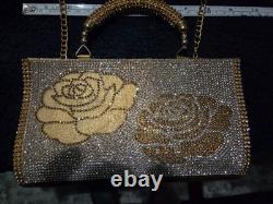 Farrah Fawcett Owned/Worn Copper/silver Purse from Stylist Sydney Guilaroff