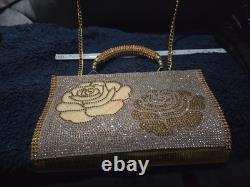 Farrah Fawcett Owned/Worn Copper/silver Purse from Stylist Sydney Guilaroff