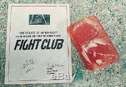 Fight Club Bar of Pink Human Fat Soap FOX COA