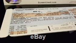 Fight Club Prop Tyler Durden (Brad Pitt) Plane Ticket With COA