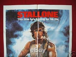 First Blood 1982 Original Movie Poster 1sh Rambo Sylvester Stallone Unused Nm