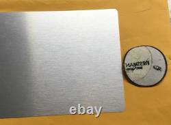 First Man movie Apollo 11 man on the moon prop plaque and film crew patch NASA