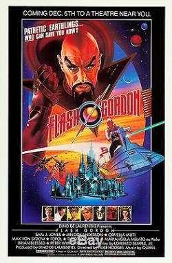Flash Gordon (1980) Original Style B Movie Poster Rolled Lawrence Noble Art