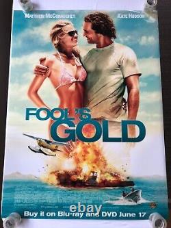 Fool's Gold 2008 Original Movie Poster One Sheet (27x40) Double Sided