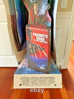 Freddy's Dead The Final Nightmare on Elm Street Movie Video Store Standee RARE
