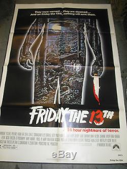 Friday The 13th / Original U. S. One-sheet Movie Poster (sean S. Cunningham)