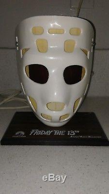 Friday the 13th Paramount Promotional Lamp Vintage Store Display Jason Mask