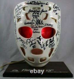 Friday the 13th VHS Promo Mask LIGHT signed by EVERY JASON ACTOR! JSA LOA