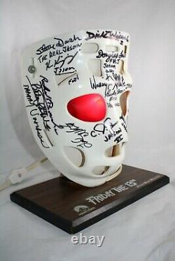 Friday the 13th VHS Promo Mask LIGHT signed by EVERY JASON ACTOR! JSA LOA