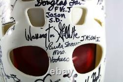 Friday the 13th VHS Promo Mask LIGHT signed by EVERY JASON ACTOR! JSA LOA