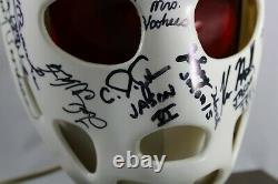 Friday the 13th VHS Promo Mask LIGHT signed by EVERY JASON ACTOR! JSA LOA