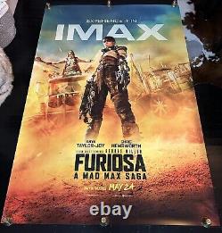 Furiosa A Mad Max Saga, 2024, Original, DS, 48x70, Bus Shelter, IMAX