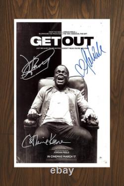 GET OUT Signed Movie Poster 11x17 with COA Authentic Memorabilia