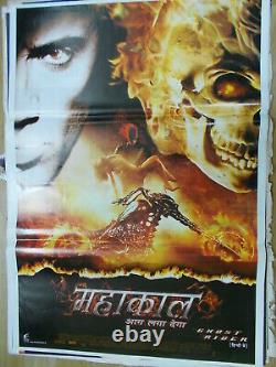 GHOST RIDER (MAHAKAAL) 2007 nicolas cage eva Rare Film Poster India HINDI ENG