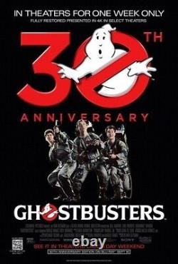 GHOSTBUSTERS 30TH ANNIVERSARY DOUBLE Sided Original Movie Poster 27×40 inches
