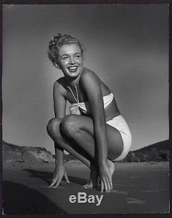 GORGEOUS 1950s Original Photo MARILYN MONROE Swimsuit Beauty by ANDRE de DIENES